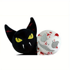 Spooky Halloween Double Headed Bat Plush Toy