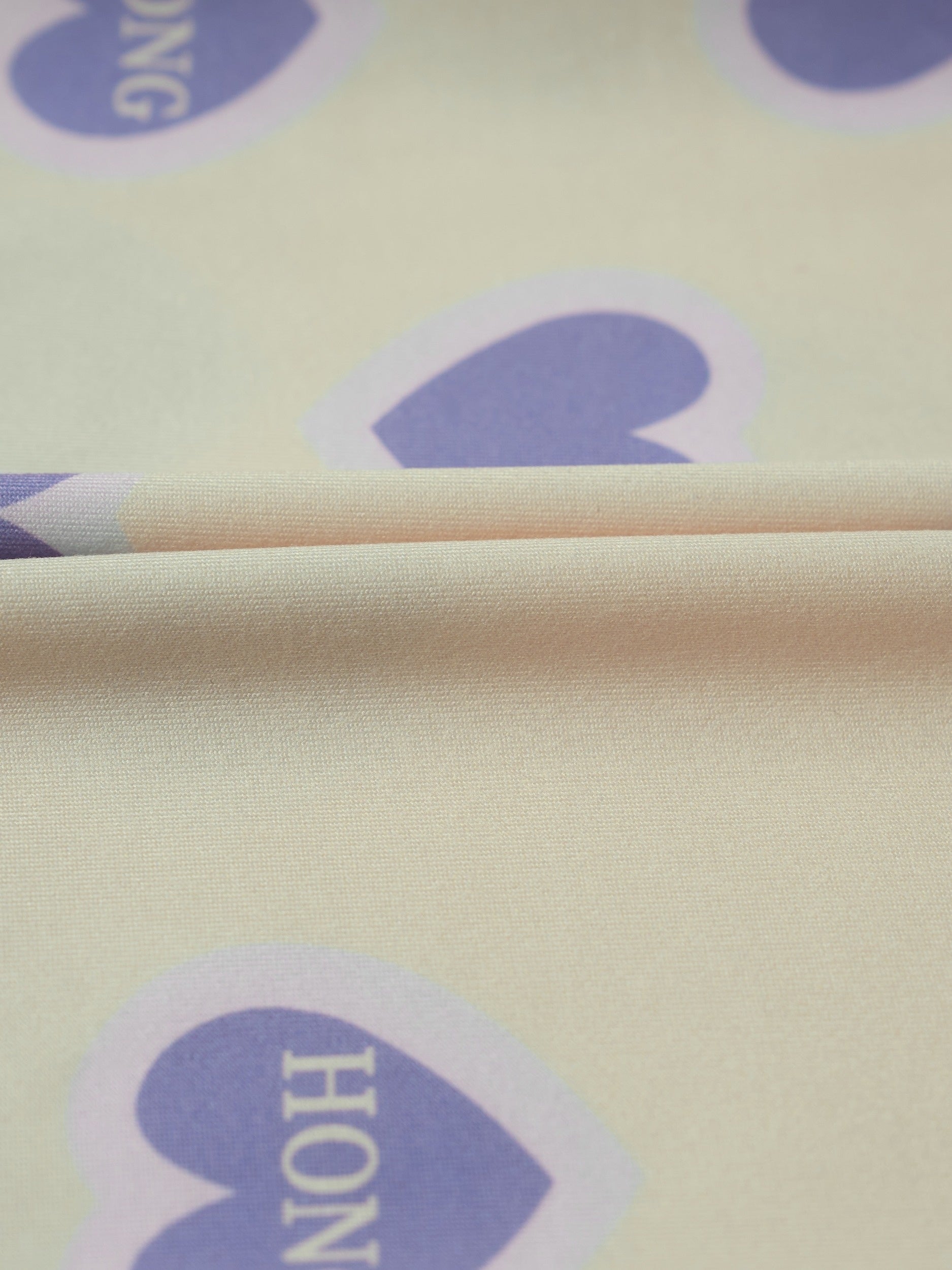 Letter & Heart Print Loungewear Pants