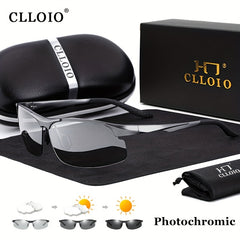 CLLOIO Photochromic Lens Polarized Sunglasses for Sports