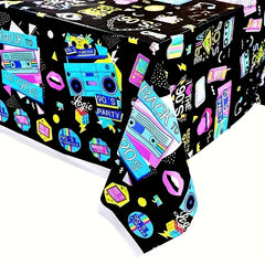 Hip Hop Party Tablecloth Throwback Event Supplies