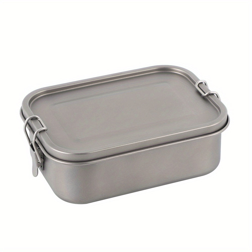 Outdoor Titanium Lunch Box Leakproof Food Container for School and Work
