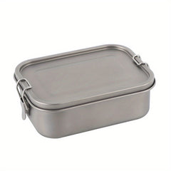 Outdoor Titanium Lunch Box Leakproof Food Container for School and Work