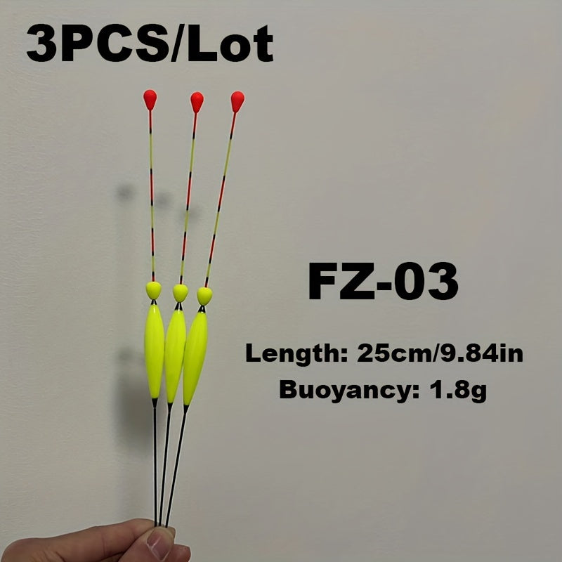 3pcs Fishing Float High Sensitive Floats