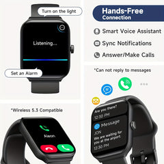 TOOBUR Smartwatch Fitness Tracker for Android iPhone