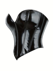 Strapless Corset Bustier Tummy Control Lace Up Body Shaper