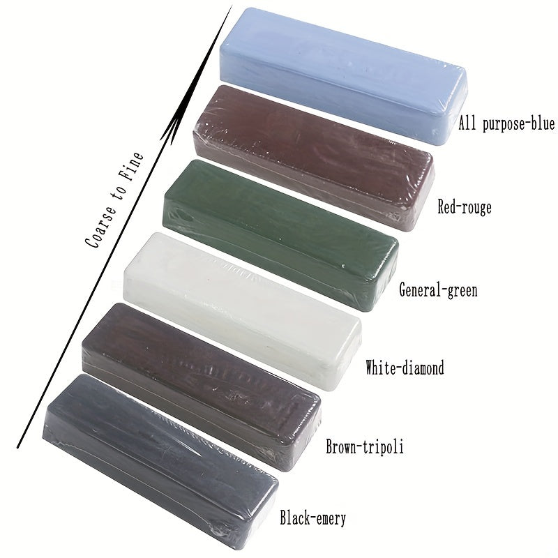 1pc 3pcs 6pcs 100g Polishing Compound Kits Aluminum Buffing Compound