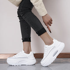 Waterproof Platform Chunky Sneakers Height Increasing Running Shoes