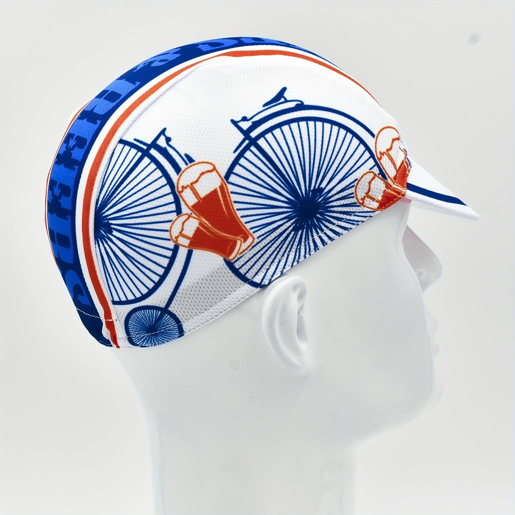 Retro Beer Cycling Cap for Men and Women