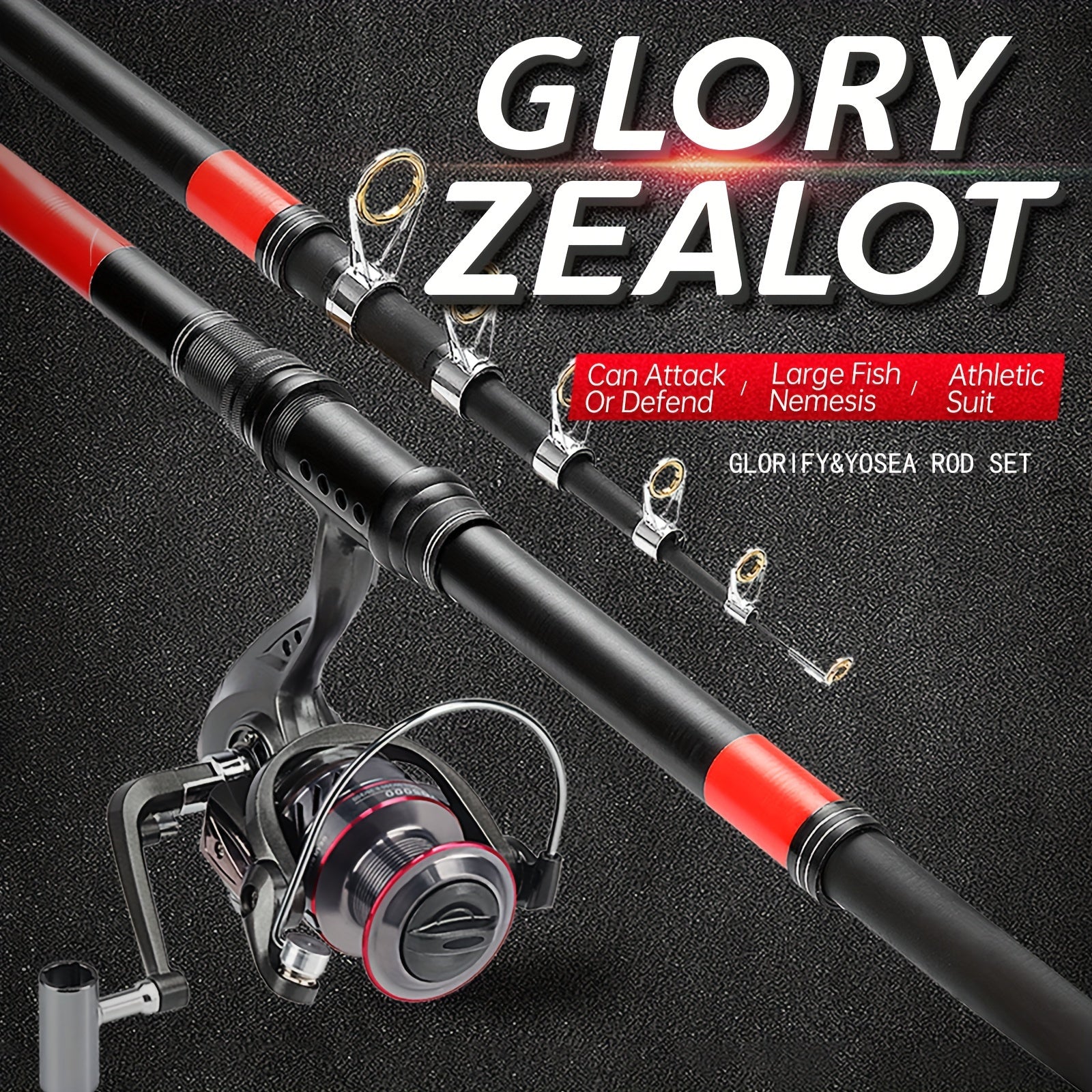 Telescopic Fishing Rod Stainless Steel for Saltwater