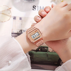 Kids LED Sports Watch with Stainless Steel Strap