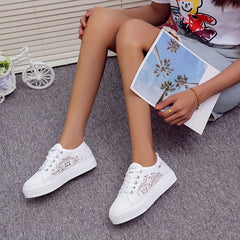 Women's Mesh Sneakers Casual Lace Up Outdoor Shoes Lightweight Walking Shoes