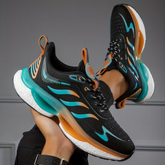 Air Cushion Unisex Lightweight Lace Up Sneakers