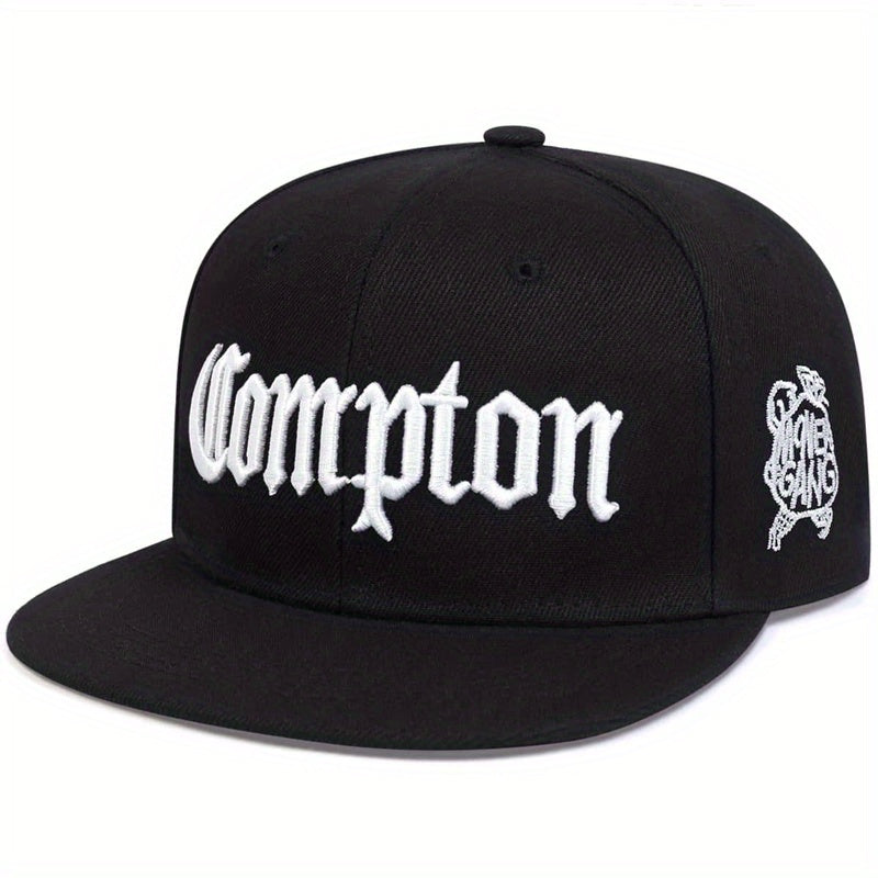 Men's COMPTON Baseball Cap Adjustable Hat for Spring Fall Summer