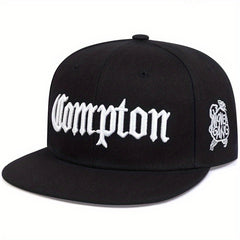 Men's COMPTON Baseball Cap Adjustable Hat for Spring Fall Summer