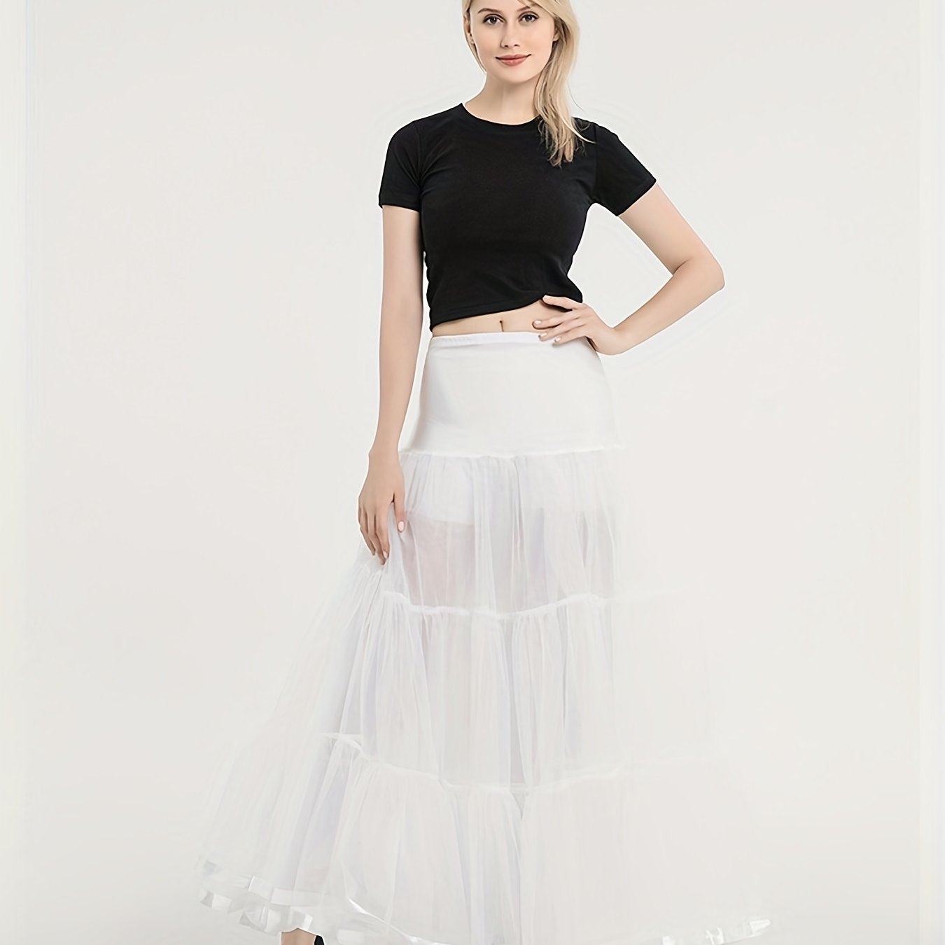 Vintage Pleated High Waist Skirt