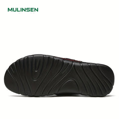 Men's Slip On Outdoor Sandals Anti-skid Flat Beach Sandals