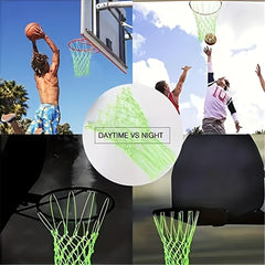 Glow In The Dark Basketball Net Outdoor Portable Nylon Sports Net