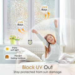 Frosted Privacy Window Film for Glass Doors - Decorative Window Stickers