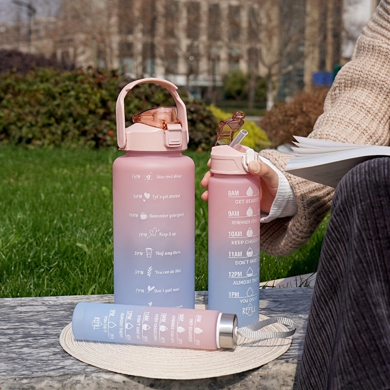 3pcs High Temp Resistant Water Bottles Perfect For On the Go