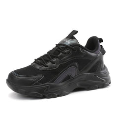 Mesh Breathable Chunky Sneakers Lace Up Sport Shoes