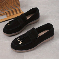 Women's Flat Loafers Slip On Shoes Pendant Decoration