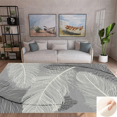 Fluffy Faux Wool Area Rugs Non slip Modern Contemporary Large Carpet