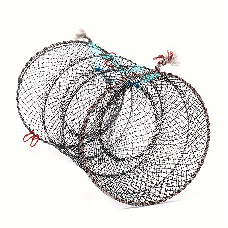 Foldable Fishing Net Shrimps Crabs Trap Cage Outdoor Tackle