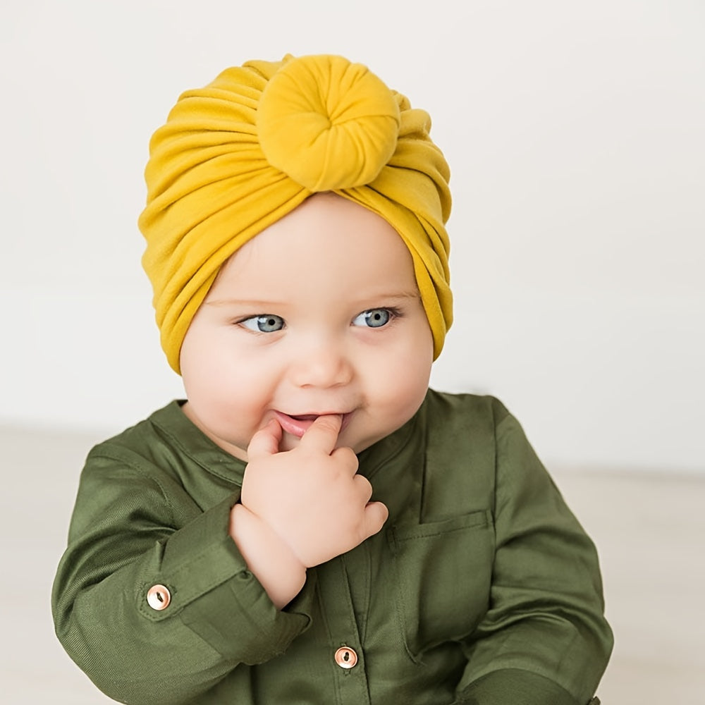 Newborn Toddler Donut Head Wrap Hat Turban Headband Photography Props