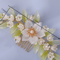 Leaf Bride Wedding Hair Comb Bridal Hair Piece Hair Accessories