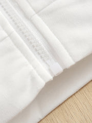 Girls' Basic Zipper Hoodie Casual Hooded Jacket Spring Fall