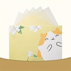 100Pcs Facial Absorbing Paper Control Oil Portable Box Makeup Tools