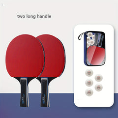 2pcs Beginner Table Tennis Rackets For Training