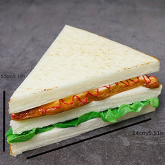 Shooting Props Burger Fries Sandwiches Hot Dog Simulation Food