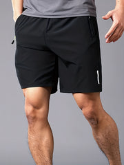 Men's Casual Sports Shorts Elastic Waist Summer Beach Pants