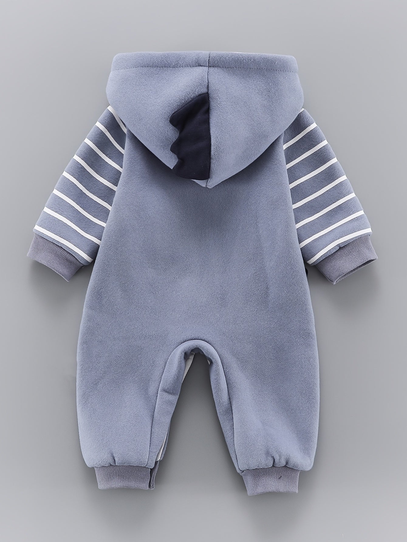 Baby Boys 3D Cartoon Jumpsuit Cotton Hooded Outerwear