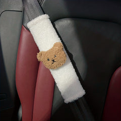 Car Seat Belt Shoulder Cover for Kids Winter Neck Protection