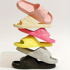 Women's Cartoon Sandals Faux Leather Open Toe Slippers