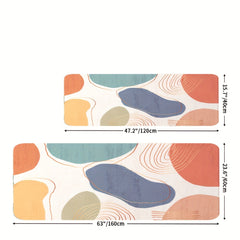 Soft Fluffy Area Rug for Bedroom Living Room - Colorful Shag Carpet