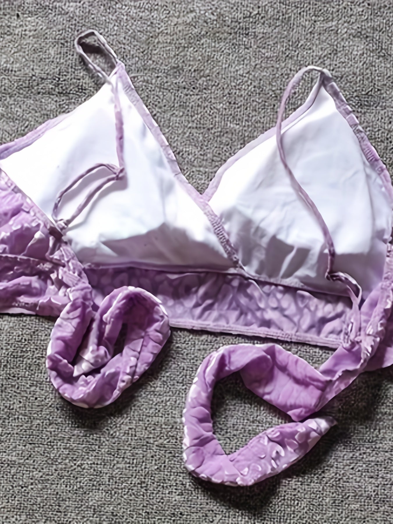 Leopard Longline Bra & Underwear Swimsuit Set