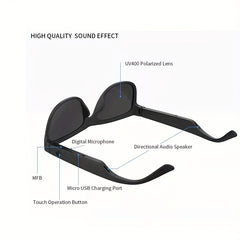 Wireless Music Sunglasses Sunscreen UV Protection Glasses