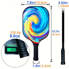 Lightweight Pickleball Paddles Set with 4 Balls & Bag