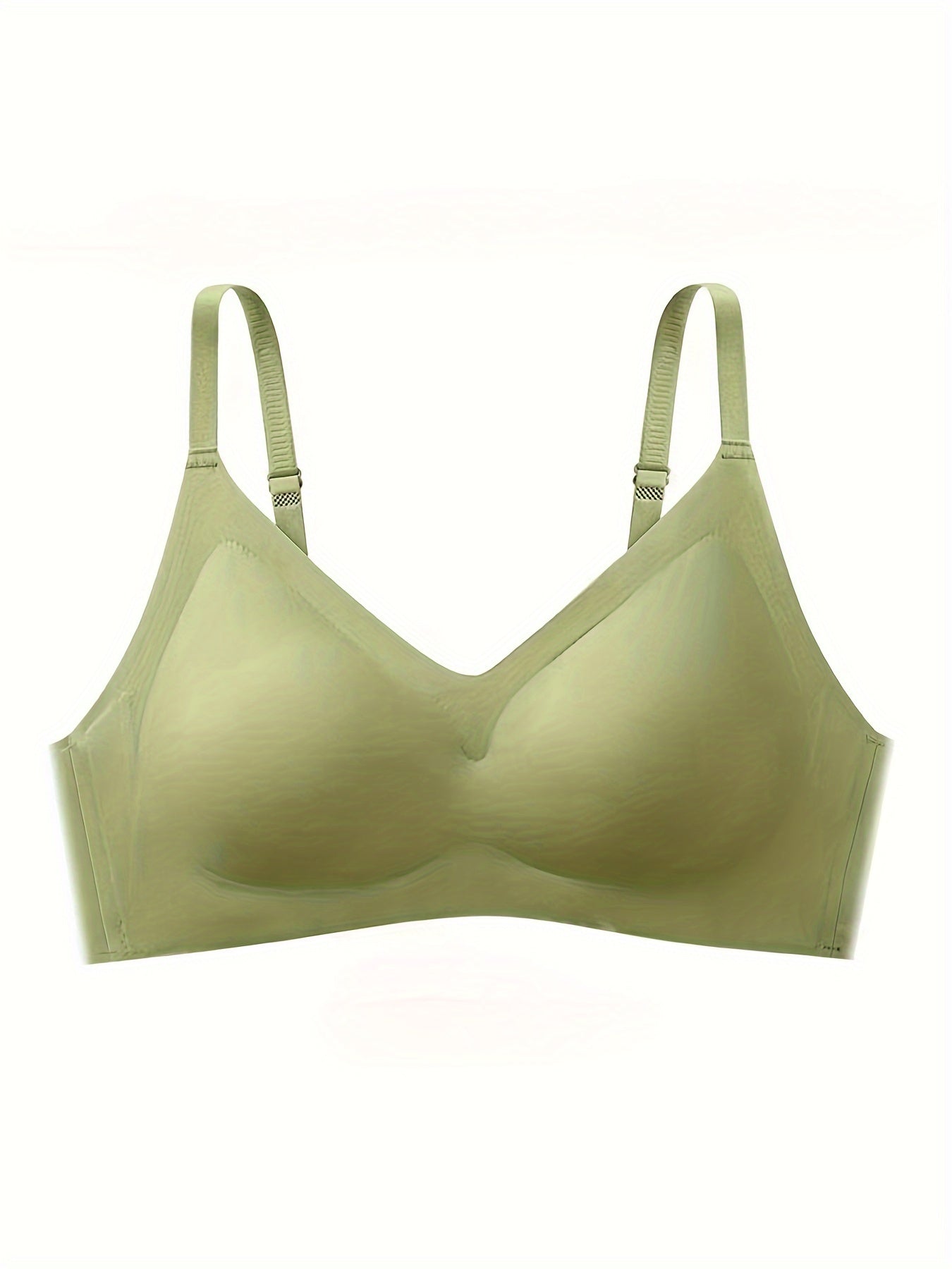 Comfortable Seamless Wireless V Neck Bra