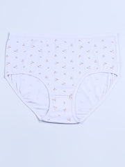 Women's Plus Ditsy Floral Print Panties Set, 4 Pack