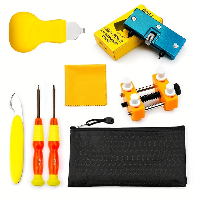 8pcs Watch Repair Kit Removal & Replacement Tool for Opening Watch Back