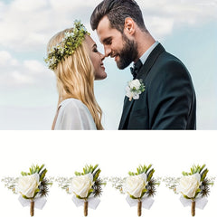 Artificial Flower Wrist Corsage Wedding Prom Decoration