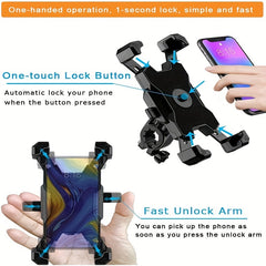 Secure Phone While Cycling 360 Rotatable Bike Wall Mount & Adjustable Support