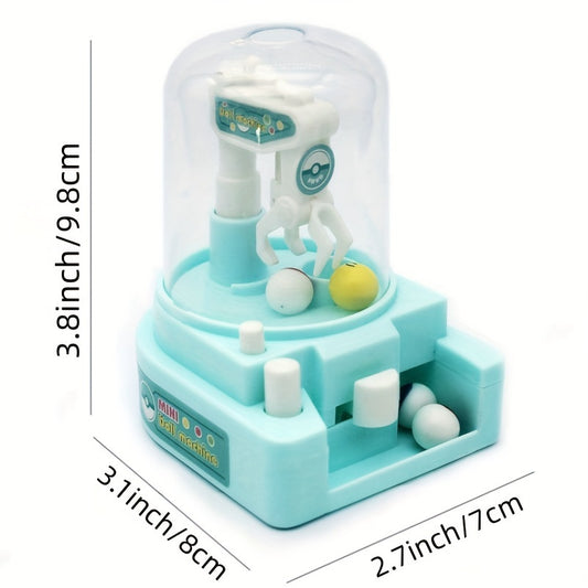 Mini Doll Machine Claw Grabbing Toy Puzzle Gift Set Improve Hands on Ability