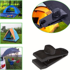 12pcs Heavy Duty Tarp Clip Clamps for Tents Caravan Garden Shade Cloth Cover