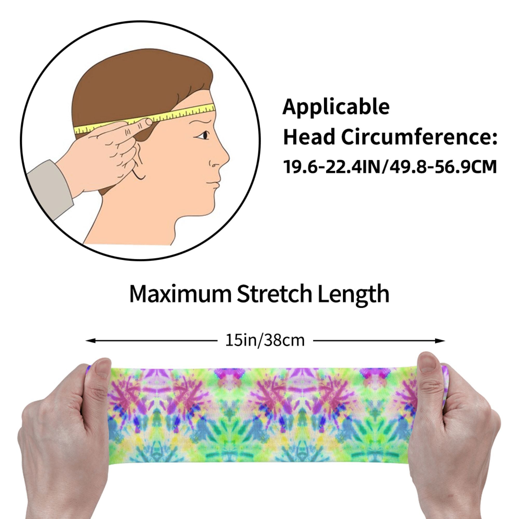 Tie Dye Headband for Sports & Casual Wear