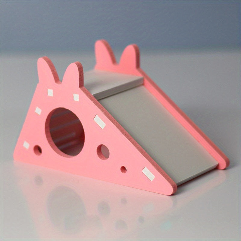 Wooden Bird Slide Toy House for Small Pets